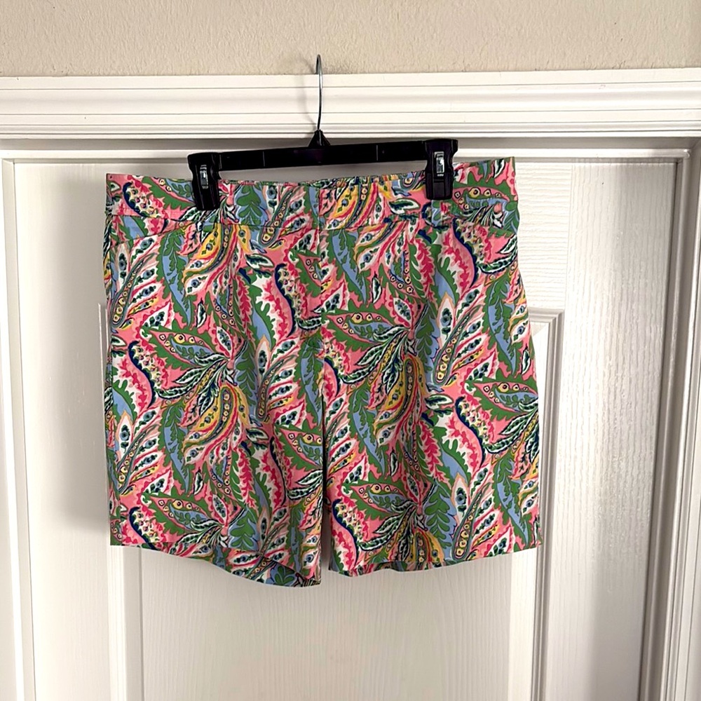 Talbots Floral Patterned Perfect Shorts.